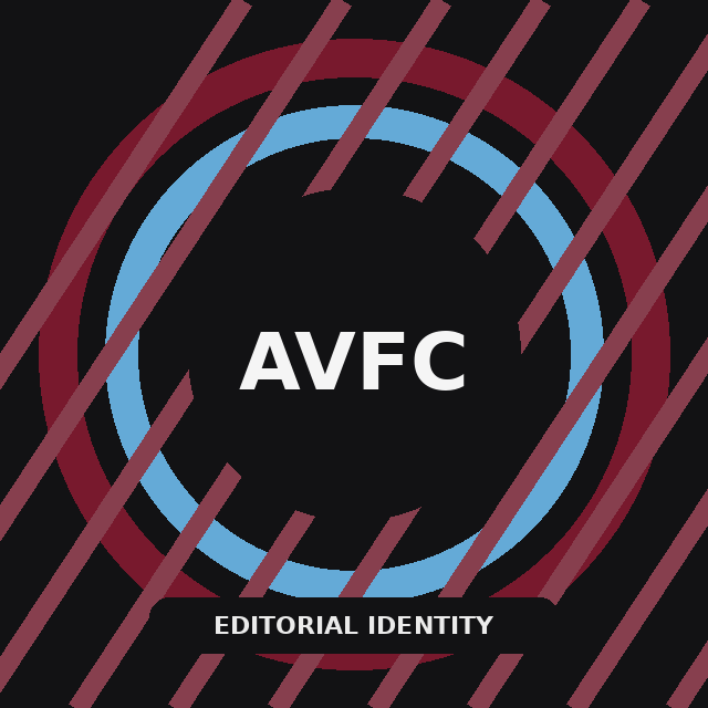 Editorial identity badge for Aston Villa; not an official club crest